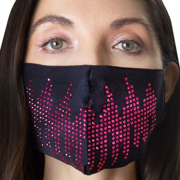 Adult Women's 2PC Stone/Solid Face Mask