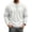 855#Light Gray, variant on Men's Waffle Knit Casual Shirt Long Sleeve Crew Neck Travel Top Outdoor Work Top Travel Work Shirt