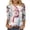CR6, variant on Darzheoy Womens Christmas Tops Casual Printed Round Neck Mid-Length 3/4 Sleeve Sweatshirts Drop Shoulder Loose Solid Color Graphic Blouses
