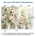 thumbnail image 3 of Peel and Stick Wallpaper Floral Flower Tree Modern Sage Green Decorative Floral Branches Cherry Modern Art Wall Mural Decor Self Adhesive and Removable 69in x 98in, 3 of 8