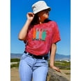 thumbnail image 2 of World Peace Sign Tie Dye Crystal Women -Image by Shutterstock, Female x-Large, 2 of 4