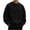 Black, variant on Chiccall Mens Corduroy Sweatshirts Crewneck Long Sleeve Pullover Casual Loose Athletic Sweatshirts