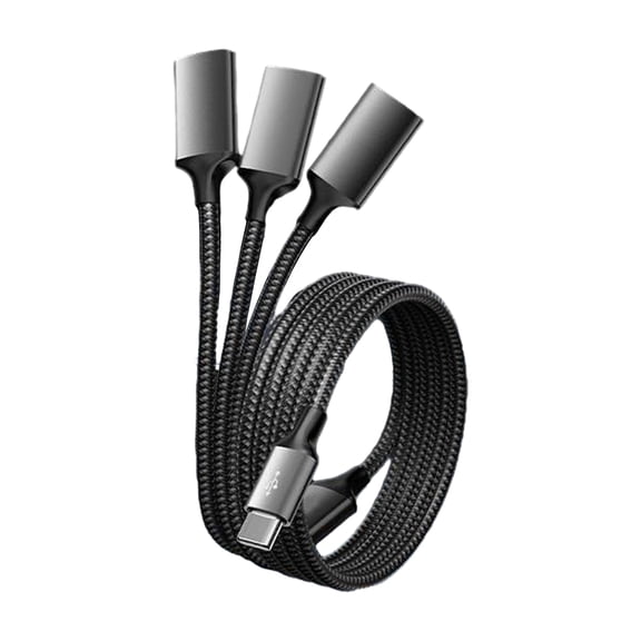 USB C OTG Cable Phone Adapter Type C to USB Type C Adapter with Data & PD Charging Port for Phone Laptop Tablet