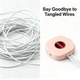 thumbnail image 3 of 2 in 1 Cable Winder with Phone Stand, Durable Cable Organizer and Charging Stand, Upgrade Mini Retractable Portable Efficient Cable Winder, for Charging Cable Case Earphones USB Wires (3PCS), 3 of 8