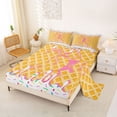 thumbnail image 2 of Erosebridal Ice Cream Baseball Bed Sheets,Girls Ball Sport Gamer King Sheets For Kids 4 Pieces, 2 of 6