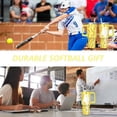 thumbnail image 2 of Softball Coach Gifts Cup for Women Men, 40oz Tumbler with Handle and Lid Straw, Yellow Stainless Steel Double Walled Insulated Mug Water Bottle, Baseball Fans Mom Gifts, 2 of 6