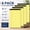 Yellow-4p, variant on Small Legal Pads 5x8 Yellow 10 Pack Narrow Ruled College Ruled Notepads 30 Sheets per Pad Lined Writing Paper Tablets for Work School Office