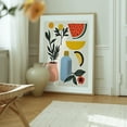 thumbnail image 6 of The Little Things - India Illustration Modern Art Fruit Minimalist Botanical Floral Pop Art Kitchen Decor Oak Framed Wall Art Print 12 x 16 inches, 6 of 12