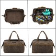 thumbnail image 4 of Sac à Outils, Sac à Outils en Toile Cirée Robuste de 13 Pouces 16oz à Grand Ouverture Résistant à l'Eau, Fourre-Tout pour Outils avec Poignée pour Outils, Wre, 4 of 6