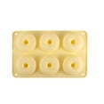 thumbnail image 3 of Moldes de silicona para donas, paquete de 4 moldes de silicona antiadherentes de grado alimenticio para hornear donas, verde, rosa, amarillo y morado, 3 of 5