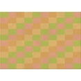thumbnail image 1 of Ahgly Company Machine Washable Indoor Rectangle Transitional Orange Area Rugs, 7' x 10', 1 of 7
