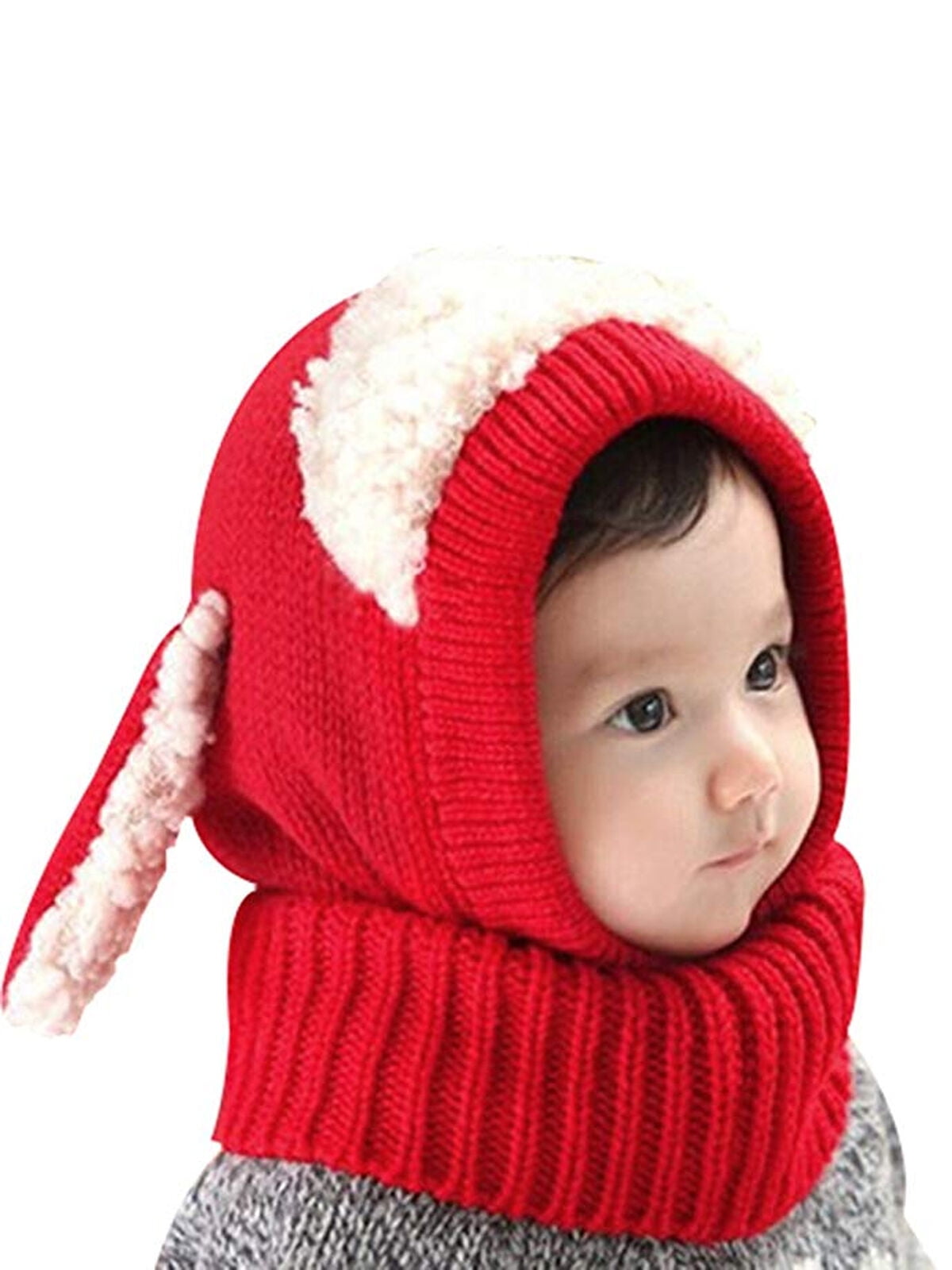 Tonsee Kids Winter Cute Knit Woolen Scarves Neck Warmer