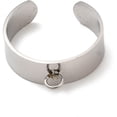thumbnail image 3 of 10 piezas de componentes de anillo de brazalete abierto de acero inoxidable, base de anillo de bucle, orificio ancho de 6 mm, fornitura de joyería de 2,5 mm, 3 of 4