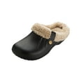 thumbnail image 2 of Willtoo Men Fur Lined Clogs Memory Foam Warm Fuzzy Slippers Winter Waterproof Indoor Outdoor Slipper Gray 8, 2 of 4
