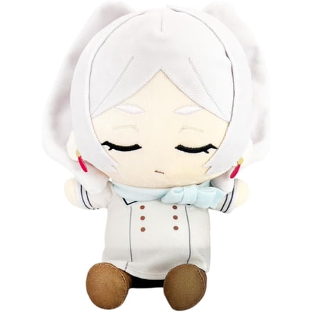 Great Eastern Entertainment Frieren Beyond Journey's End: Frieren Sleeping Winter Wear Sitting Pose 7-Inch Tall Stuffed Plush Doll