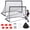Black soccer set, variant on Vipuse 2 Pack 4x3ft Soccer Goals&Ball Set for Kids/Teenagers, Portable Pop Up Training Kits for Backyard/Outdoors