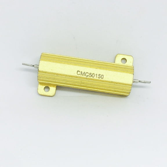 CMC50150 RES WIREWOUND 150 Ohm 1% 50W ?20ppm/?C ALUMINUM HOUSED AXL FLANGE MOUNG
