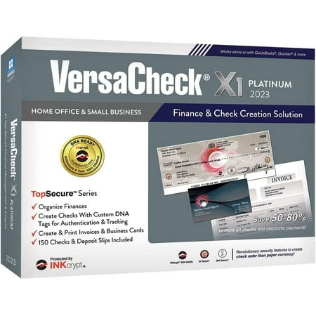 VersaCheck X1 Platinum 2023 - Finance and Check Creation Software