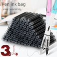 thumbnail image 1 of Juego de combinación de bolígrafos de plástico con bolsa de tinta azul, negra y roja universal de calibre 3,4 mm, accesorios para bolígrafos de estudiantes, 1 of 4