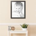 thumbnail image 3 of ArtToFrames 21x26 inch Black Velvet with Silver Wide Picture Frame, Black MDF Poster Frame (4693), 3 of 7