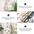 thumbnail image 4 of MasteelfCA 1Pc Roll Paper Woven Storage Container Book Magazine Hanging Storage Organizer, 4 of 7