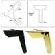 thumbnail image 5 of Patas de muebles Wosthever 4 piezas titanio dorado 10cm, 5 of 6