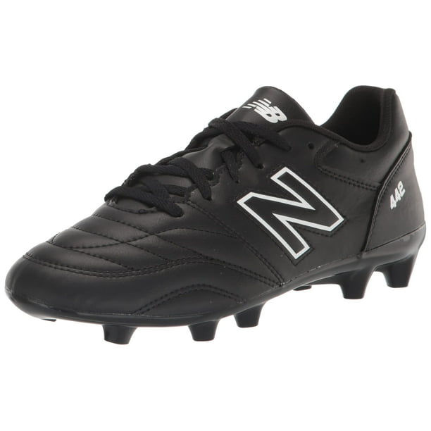 Zapatillas de fútbol New Balance 442 V2 Academy FG para niño, color blanco y negro