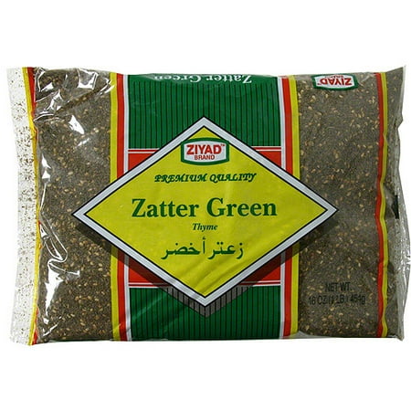 Ziyad Green Zaatar Roasted Thyme, 16 oz (Pack of 6)