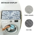 thumbnail image 6 of ZIATUBLES Washing Machine Top Dust Cover Pad Anti-Scratch Washer Dryer Top Protector Mat Water Resistant Laundry Room Kitchen Home Decor Accessories, 24 x 19.7 Inch, Tropical Leaf, 6 of 7