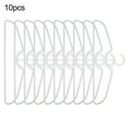 thumbnail image 1 of Chendee Short Neck Anti-Slip Plastic Clothes Hangers Save Vertical Space,10Pcs, 1 of 9