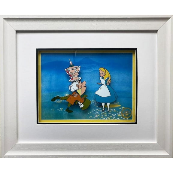 Disney "Alice in Wonderland" CUSTOM FRAMED Limited Edition Animation Sericel Art Generic