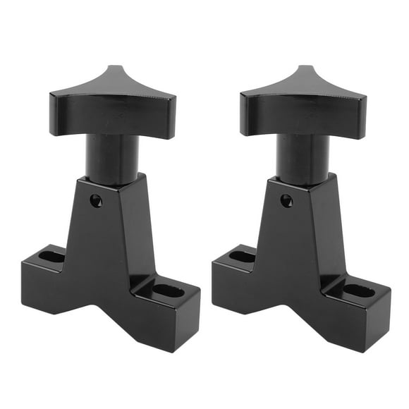 High Lift Jack Tube Mount, Sturdy Metal 1in To 2.5in Universal Adjustable Reliable Performance Lift Jack Tube Mounting Bracket  For SUV Black