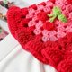 thumbnail image 2 of Crochet Bucket Hat for Women Handmade Floral Hat Portable Knitted Elastic Cute Beach Hat for Vacation Traveling, 2 of 5