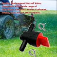 thumbnail image 2 of 1/4" Inline Fuel Cut Off Valve Shut Off Valve Straight Gas Valve with Clamps, 2 of 4