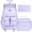 Purple, variant on Rolling Backpack for Girls, 21 inch Water Resistant Roller School Bag with Wheels, Wheeled Backpacks Set for Teen Women Elementary Travel - Purple