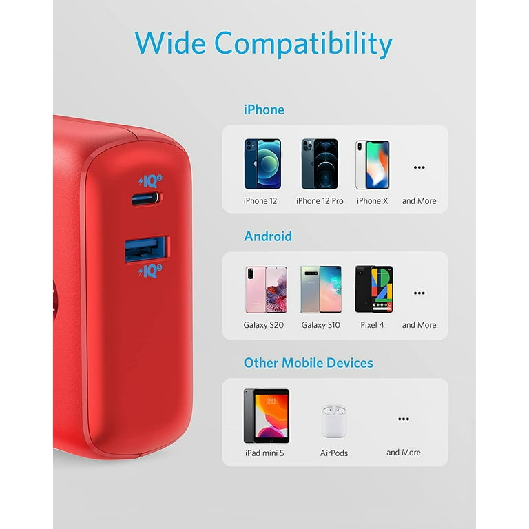 Anker PowerCore Fusion 10000, 20W Portable USB-C Wall