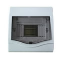 thumbnail image 1 of Decodeary 7-10 Ways Conceal Mounted Transparent Cover Electrical Distribution Box Circuit Breaker Lighting Box 1 180x167x90mm, 1 of 6