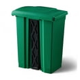 thumbnail image 2 of 18 Gallon Green Step On Trash Can - Hands- Waste Bin with Odor Control Lid - Ideal for Kitchen, Bathroom, Office, 2 of 7