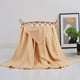 thumbnail image 4 of Manta refrescante de verano de fibra de seda para niños | Manta ligera y transpirable | Suave en beige, caqui y morado | Ideal para viajes, siestas, coche o sofá | Lavable a máquina, 4 of 5