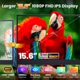 thumbnail image 3 of Extensor de pantalla triple para laptop Miesebe de 15.6" FHD USB-C, 3 of 7