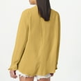 thumbnail image 4 of Zedker Womens Fall Dresses Casual Tunic Dress Short Sleeve Crew Neck Flowy Dress, Plus Size YellowS, 4 of 9
