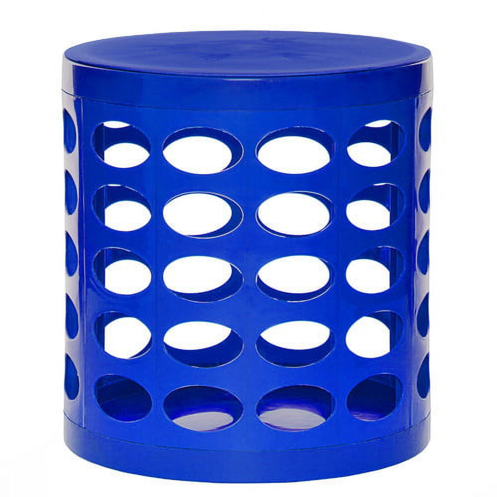 NuSteel Otto Dorm Rest Small Storage Stool - Round Plastic