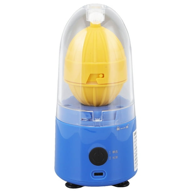 CNMF Golden Egg Maker,Egg Scrambler Blue Electric Food Grade Material Silicone Bottom Dishwasher