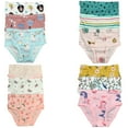 thumbnail image 2 of 12-Pack Cotton Briefs for Fashionable Toddlers and Little Girls, Sizes 2T-7T - B&Q, 2 of 4