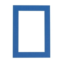 Royal Blue Acid Free 11x14 Picture Frame Mats with White Core Bevel Cut for 8.5x11 Pictures - Fits
