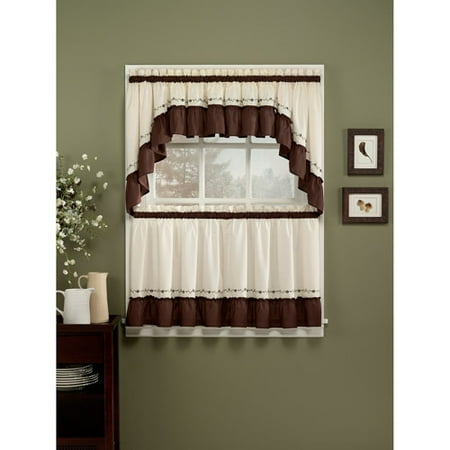 CHF & You Jayden Tailored Kitchen Curtains, Set of 2