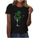 thumbnail image 1 of Mujeres Manga Corta de Verano Tops Impreso Sudadera Casual, Cuello Redondo Blusa Ligera para la Primavera Y el Verano, 1 of 4