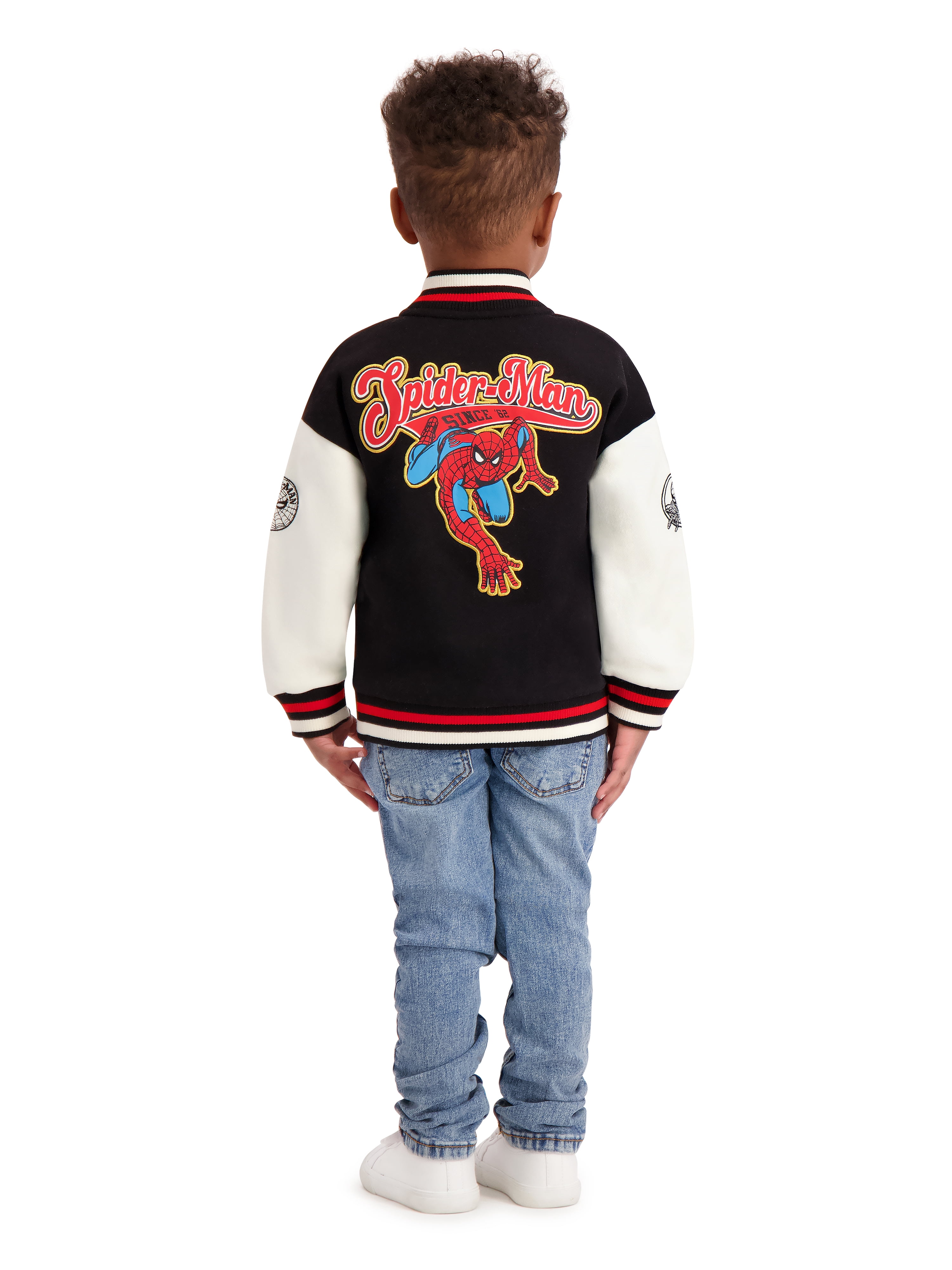 Spiderman Toddler Boy Bomber Jacket, Sizes 12M-5T