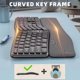 thumbnail image 4 of Teclado ergonómico inalámbrico dividido con reposo de muñeca acolchada conectividad usb c recargable, 4 of 7