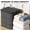 C, variant on GFHFHITJ Large Proof Clothes Storage Bag with Handle Closet Organizers and Storage Moving Bags Zipper Totes for Storage Space Saver Bags Luggage Bag, Checkerboard Pattern, Gray